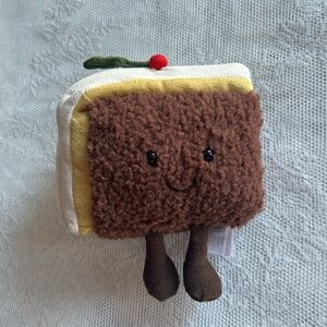 Jellycat Amuseable Slice of Christmas Cake // Rare + Retired // NWOT